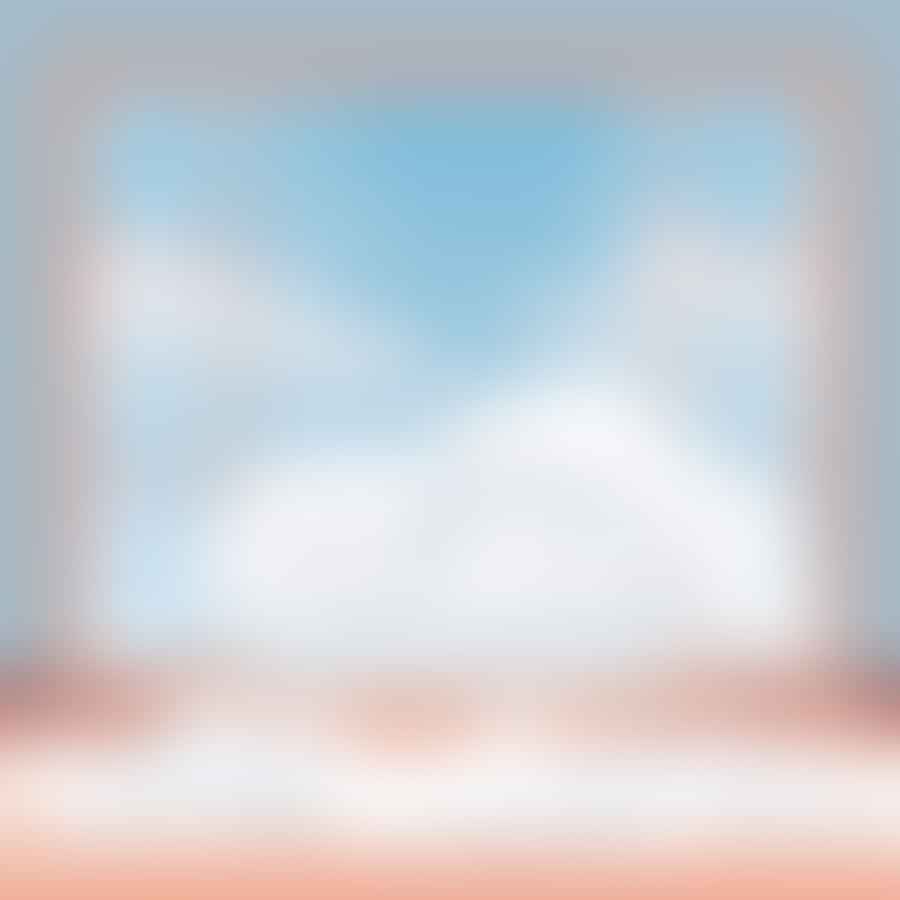 Open windows in a room with a block of dry ice