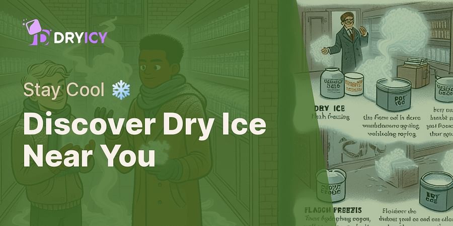 Discover Dry Ice Near You - Stay Cool ❄️